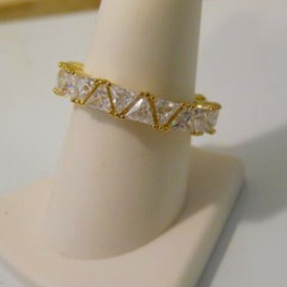 Radiance by Absolute Trilliant-Cut Eternity Band Size 9 - Picture 4 of 7